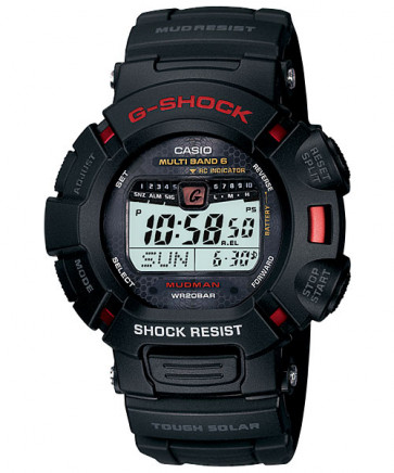 Uhrenarmband Casio GW-9010 / G-Shock 3150 / G-9010 Kautschuk Schwarz 27mm